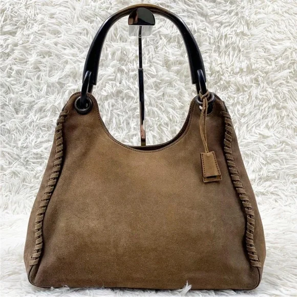 Gucci Tan Suede Hobo Bag - Picture 2 of 11